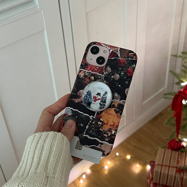 [Mademoment] Collage Shiny Holiday Design Phone Case