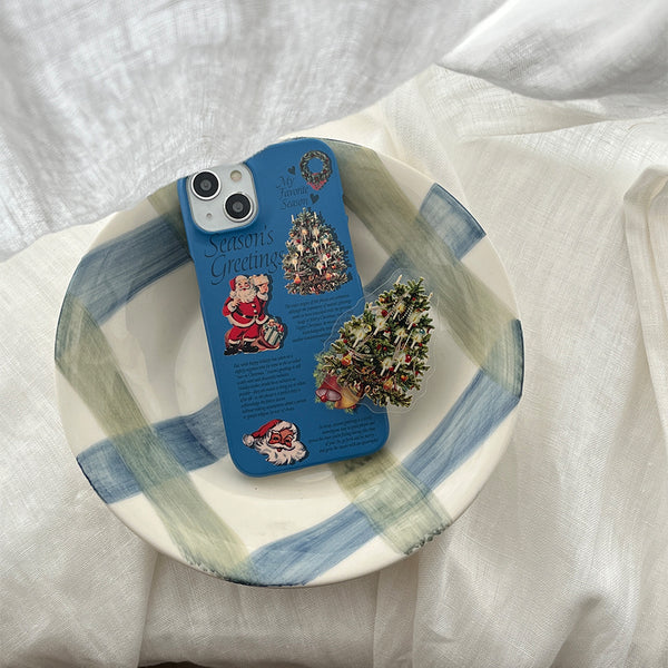 [Mademoment] Vintage Seasons Greetings Design Phone Case