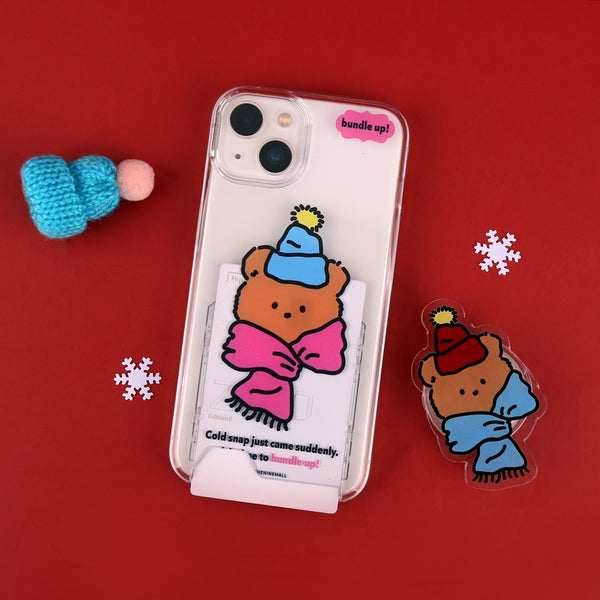 [THENINEMALL] Bundle Up Gummy Clear Phone Case (3 types)