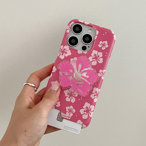 [Mademoment] Aloha Flower Design Phone Case