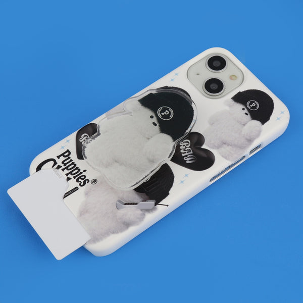 [THENINEMALL] Pattern Bad Puppy Hard Phone Case (2 types)