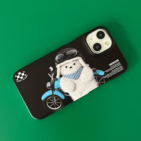 [THENINEMALL] Rider Puppy Hard Phone Case (2 types)