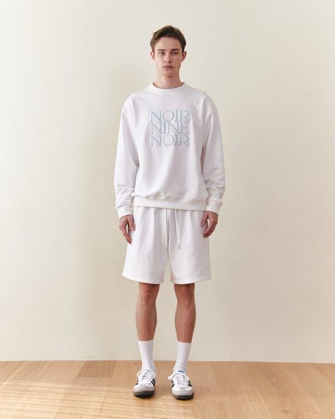 [NOIRNINE] UNISEX NN Sweatpants (WHITE)