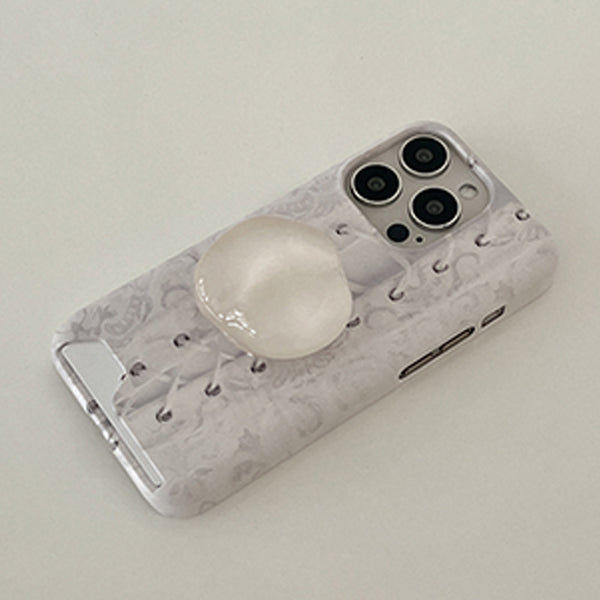 [Mademoment] White Race Design Phone Case