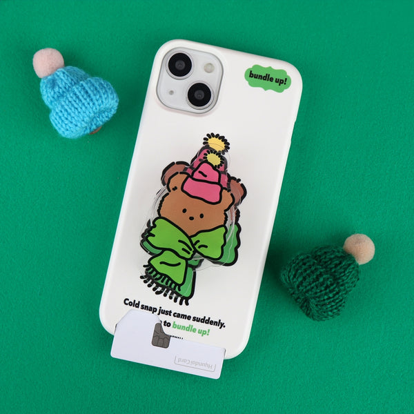 [THENINEMALL] Bundle Up Gummy Hard Phone Case (2 types)