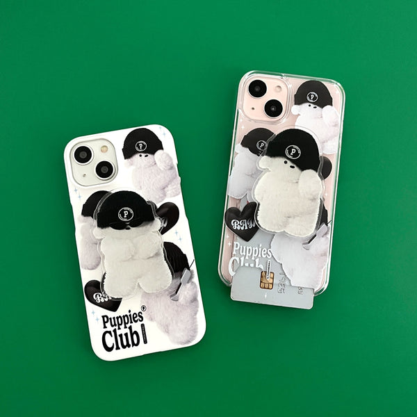 [THENINEMALL] Pattern Bad Puppy Hard Phone Case (2 types)