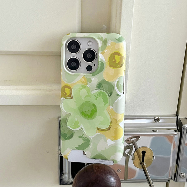 [Mademoment] Flower Watercolor Design Phone Case