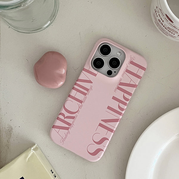 [Mademoment] Happiness Archive Design Phone Case