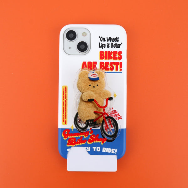 [THENINEMALL] Gummys Bike Shop Hard Phone Case (2 types)