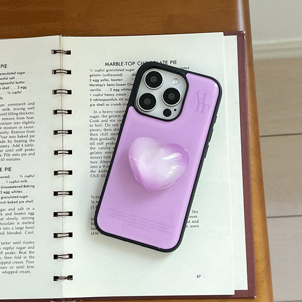 [Mademoment] Blossom Plain Design Bumper Phone Case