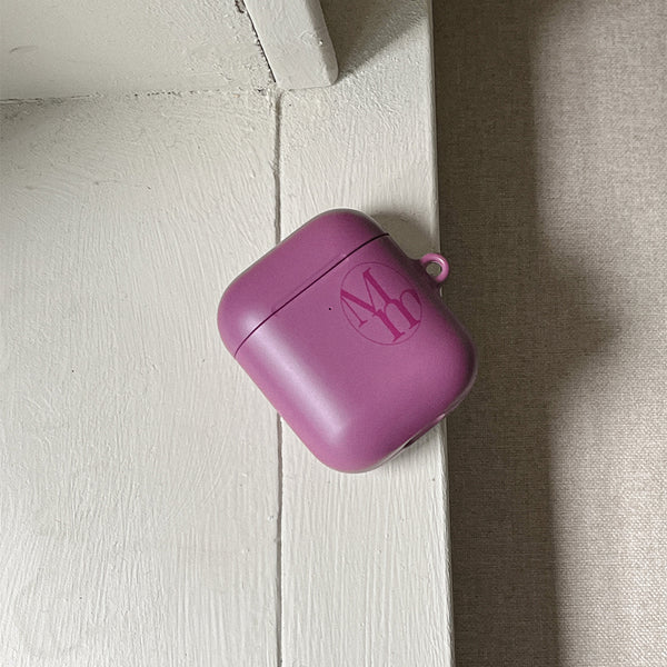 [Mademoment] Soft Cream Plain Design AirPods Case