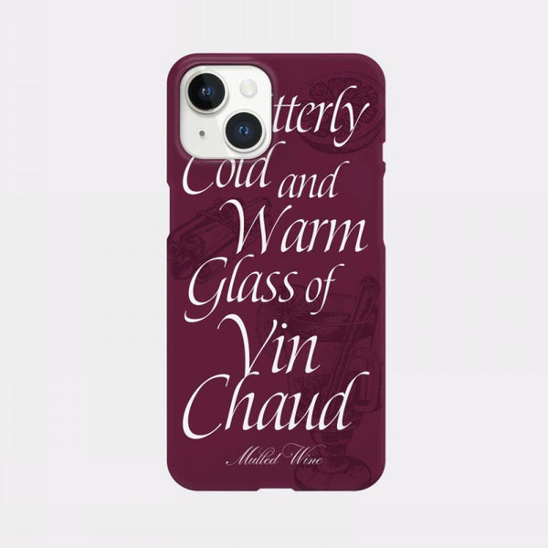 [Mademoment] Glass Of Vin Chaud Design Phone Case