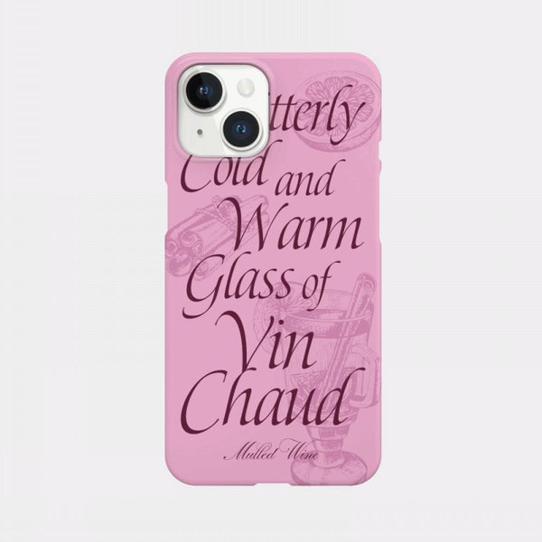 [Mademoment] Glass Of Vin Chaud Design Phone Case