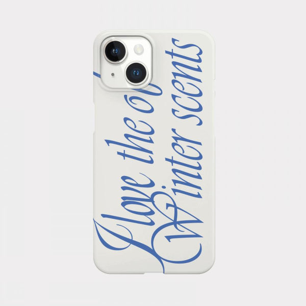 [Mademoment] Love The Scents Lettering Design Phone Case