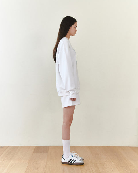 [NOIRNINE] UNISEX Noir Sweatshirt (WHITE)