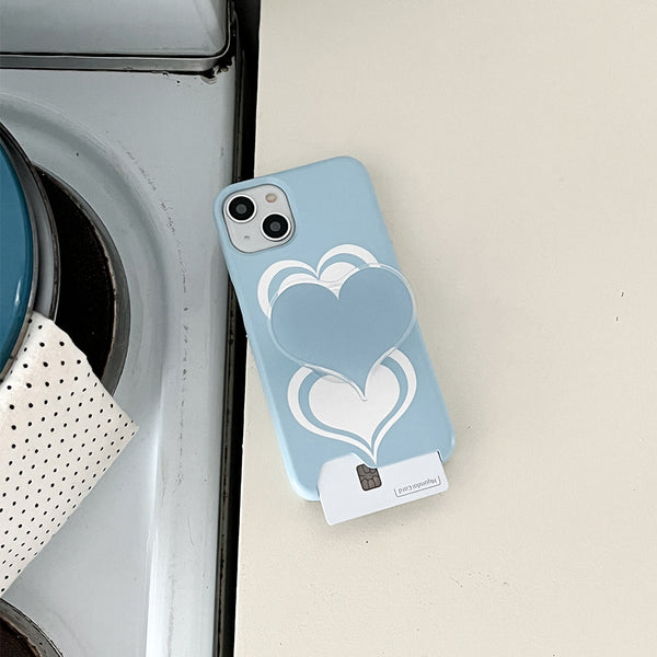 [Mademoment] Coloring Blue Design Phone Case