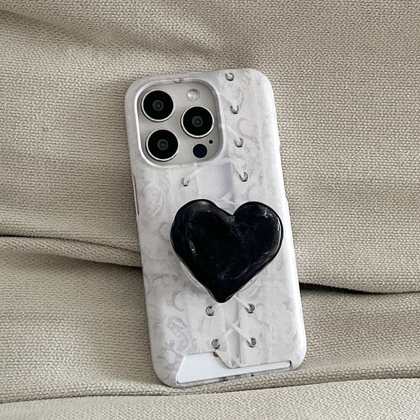 [Mademoment] White Race Design Phone Case