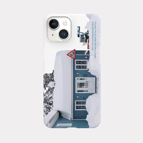 [Mademoment] Beautiful Snow Pile Design Phone Case