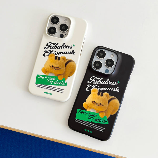 [THENINEMALL] Fabulous Chipmunk Hard Phone Case (2 types)