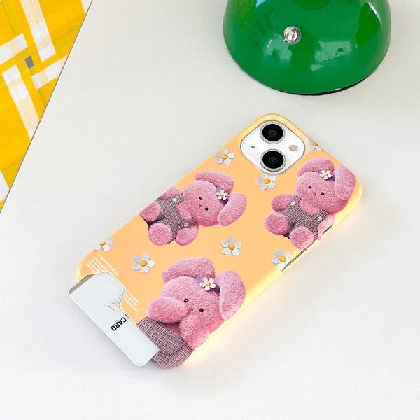 [THENINEMALL] Daisy Hair Tie Windy Hard Phone Case (2 types)