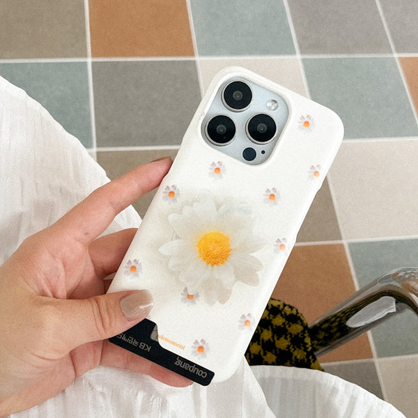 [Mademoment] Pure Daisy Pattern Design Phone Case