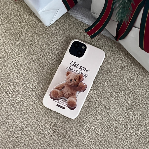 [Mademoment] Sweet Some Teddy Design Phone Case