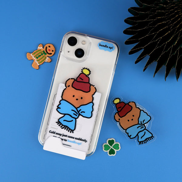 [THENINEMALL] Bundle Up Gummy Clear Phone Case (3 types)