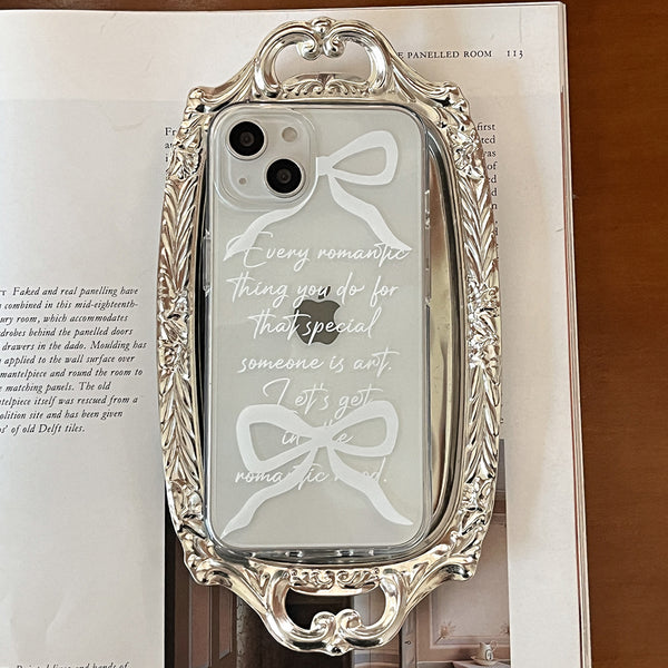 [Mademoment] Romantic Love Design Clear Phone Case (3 Types)