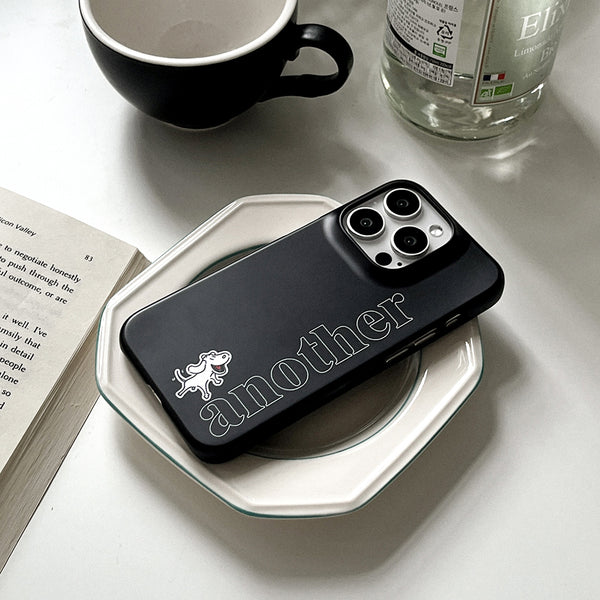 [Mademoment] Another Dog Line Design Phone Case