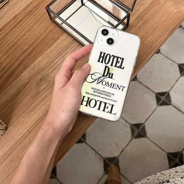 [Mademoment] Hotel Du Moment Design Glossy Mirror Phone Case