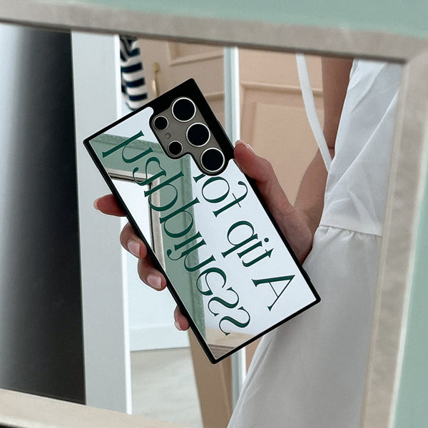 [Mademoment] Happiness Lettering Design Bumper Phone Case