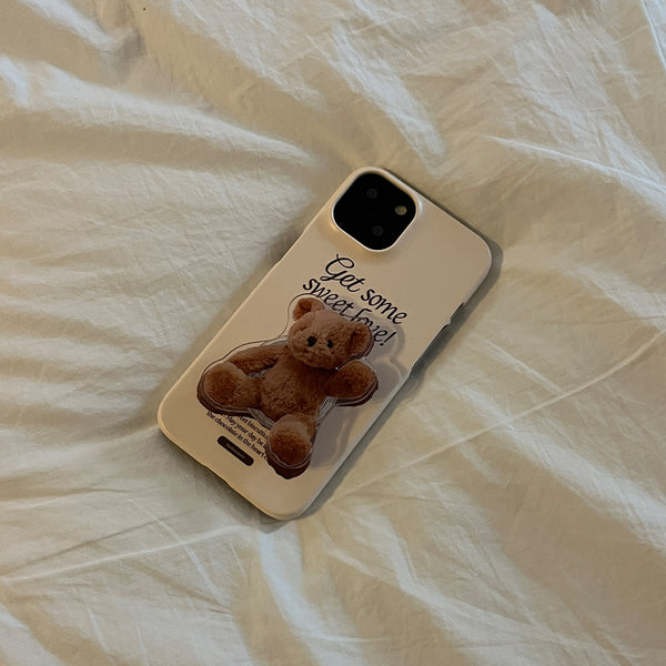 [Mademoment] Sweet Some Teddy Design Phone Case