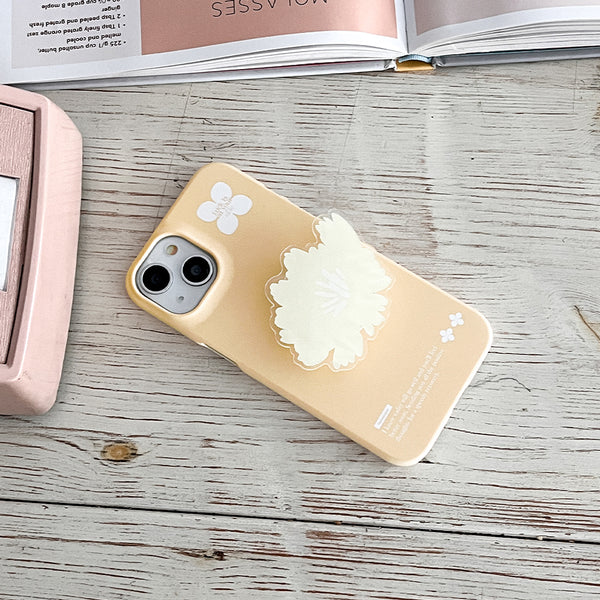 [Mademoment] Coloring Yellow Design Phone Case