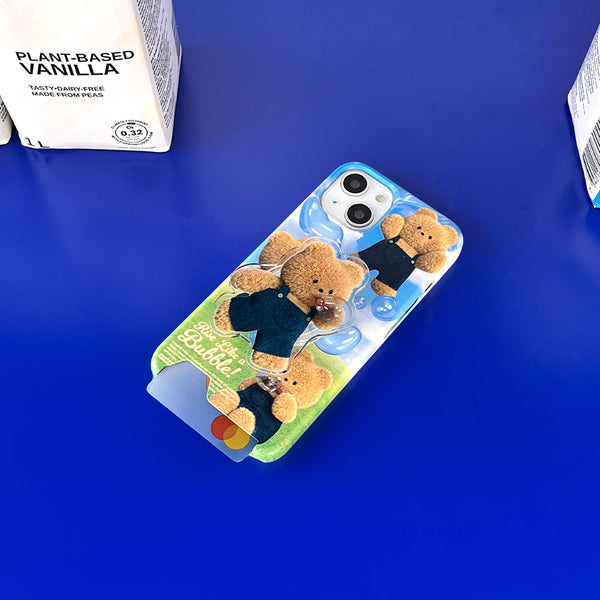 [THENINEMALL] Pattern Bubble Gummy Hard Phone Case (2 types)