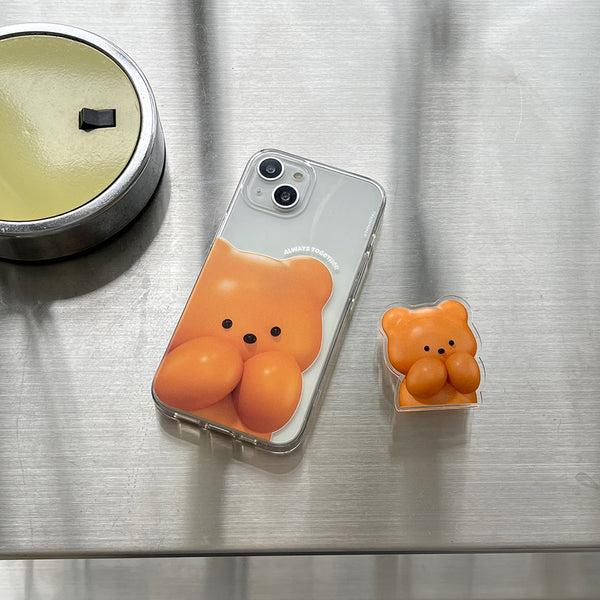 [THENINEMALL] Gummy Together Clear Phone Case (3 types)
