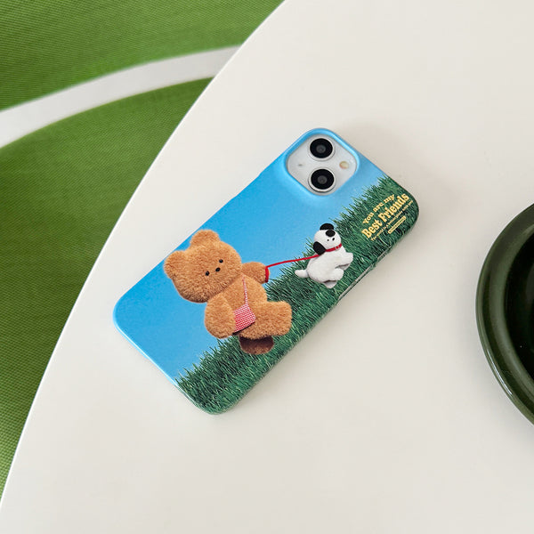 [THENINEMALL] Best Friend Gummy Hard Phone Case (2 types)