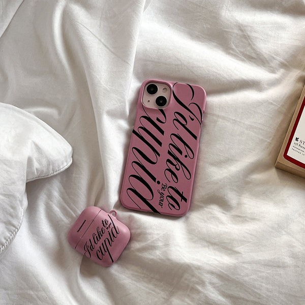 [Mademoment] Your Cupid Lettering Design AirPods Case