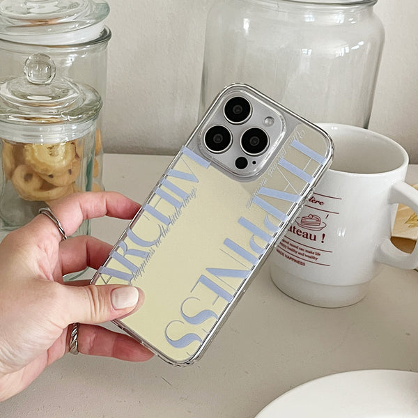 [Mademoment] Happiness Archive Design Glossy Mirror Phone