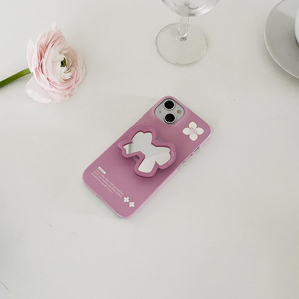 [Mademoment] Coloring Pink Design Phone Case