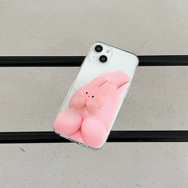 [THENINEMALL] Windy Together Clear Phone Case (3 types)
