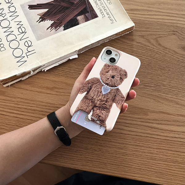 [Mademoment] Teddy Souvenir Pendant Design Phone Case