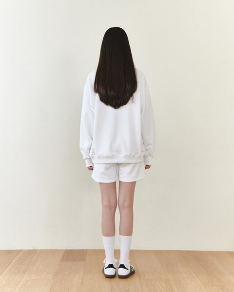 [NOIRNINE] UNISEX Noir Sweatshirt (WHITE)