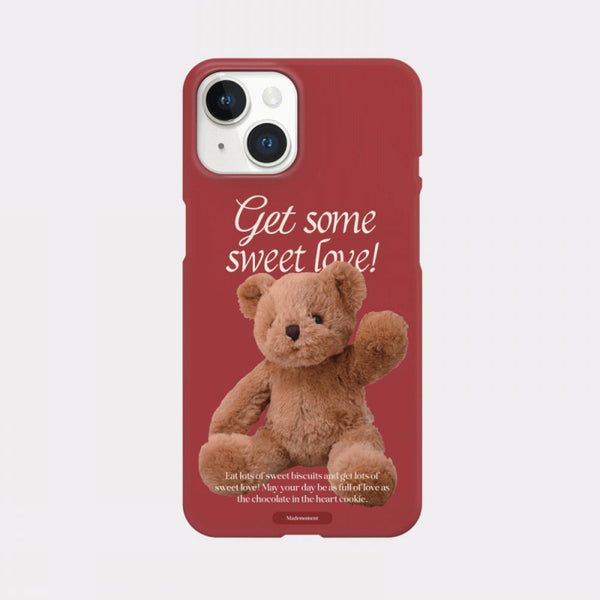 [Mademoment] Sweet Some Teddy Design Phone Case