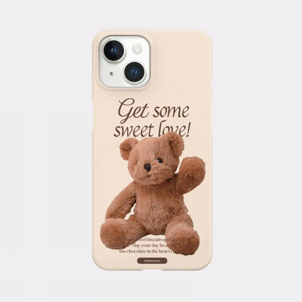 [Mademoment] Sweet Some Teddy Design Phone Case