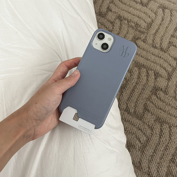 [Mademoment] Soft Cream Plain Design Phone Case