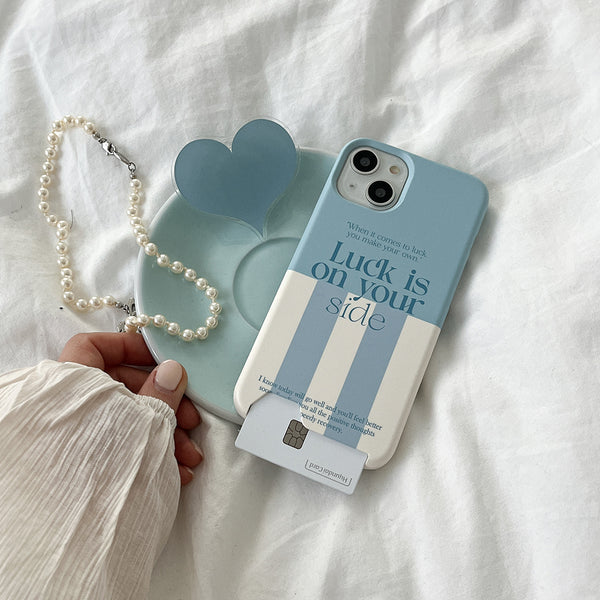 [Mademoment] Coloring Blue Design Phone Case