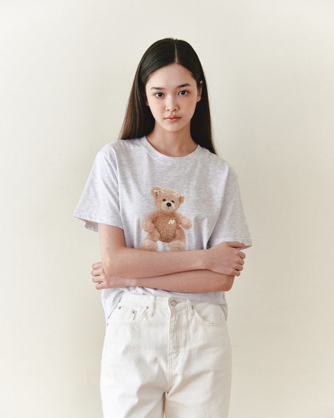 [NOIRNINE] The Little Bear T-shirts (GREY)