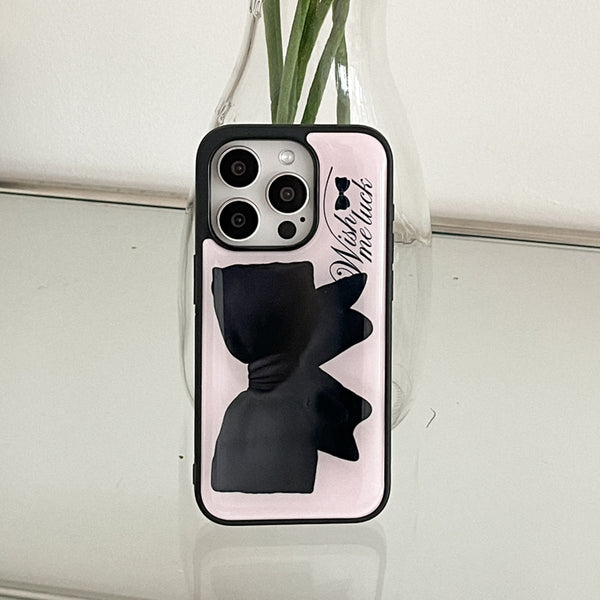 [Mademoment] Big Wish Ribbon Design Bumper Phone Case