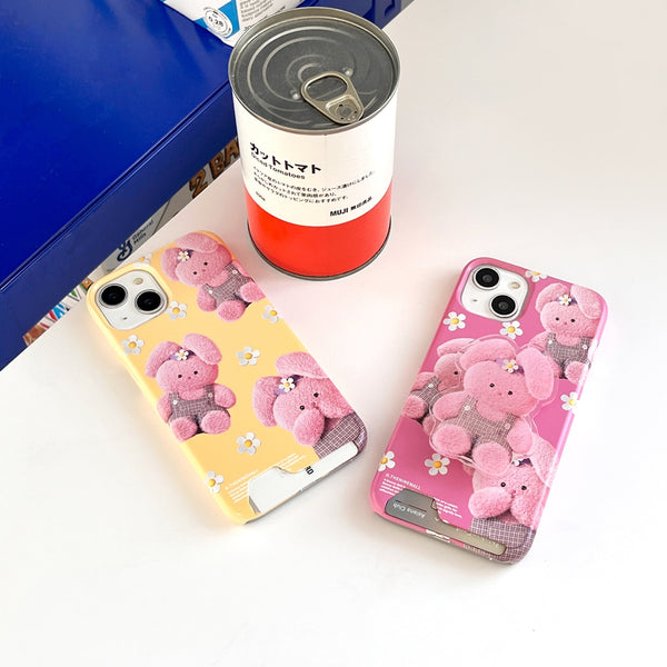 [THENINEMALL] Daisy Hair Tie Windy Hard Phone Case (2 types)