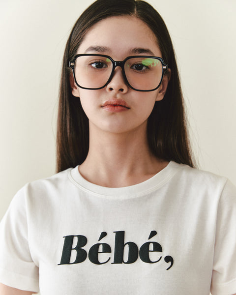 [NOIRNINE] Bébé Embo T-shirts (WHITE)